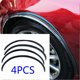 thumbnail image 1 of 4Pcs Car Fender Carbon Fiber Car Wheel Eyebrow Arch Trim Universal Lips Strip Fender Flare Protector, 1 of 5