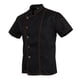 thumbnail image 4 of Conjunto de chaquetas de 2 piezas, s de cocinero de manga corta, uniformes, camisas de trabajo, ropa negra (XL, XXL) Macarena Chaqueta de chef Mangas cortas, 4 of 8
