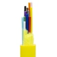 thumbnail image 4 of CableWholesale 12-Strand Fiber Indoor Distribution Fiber Optic Cable, Singlemode OS2 9/125 Micron, Plenum Rated, Yellow, Spool, 1000 feet, 4 of 7