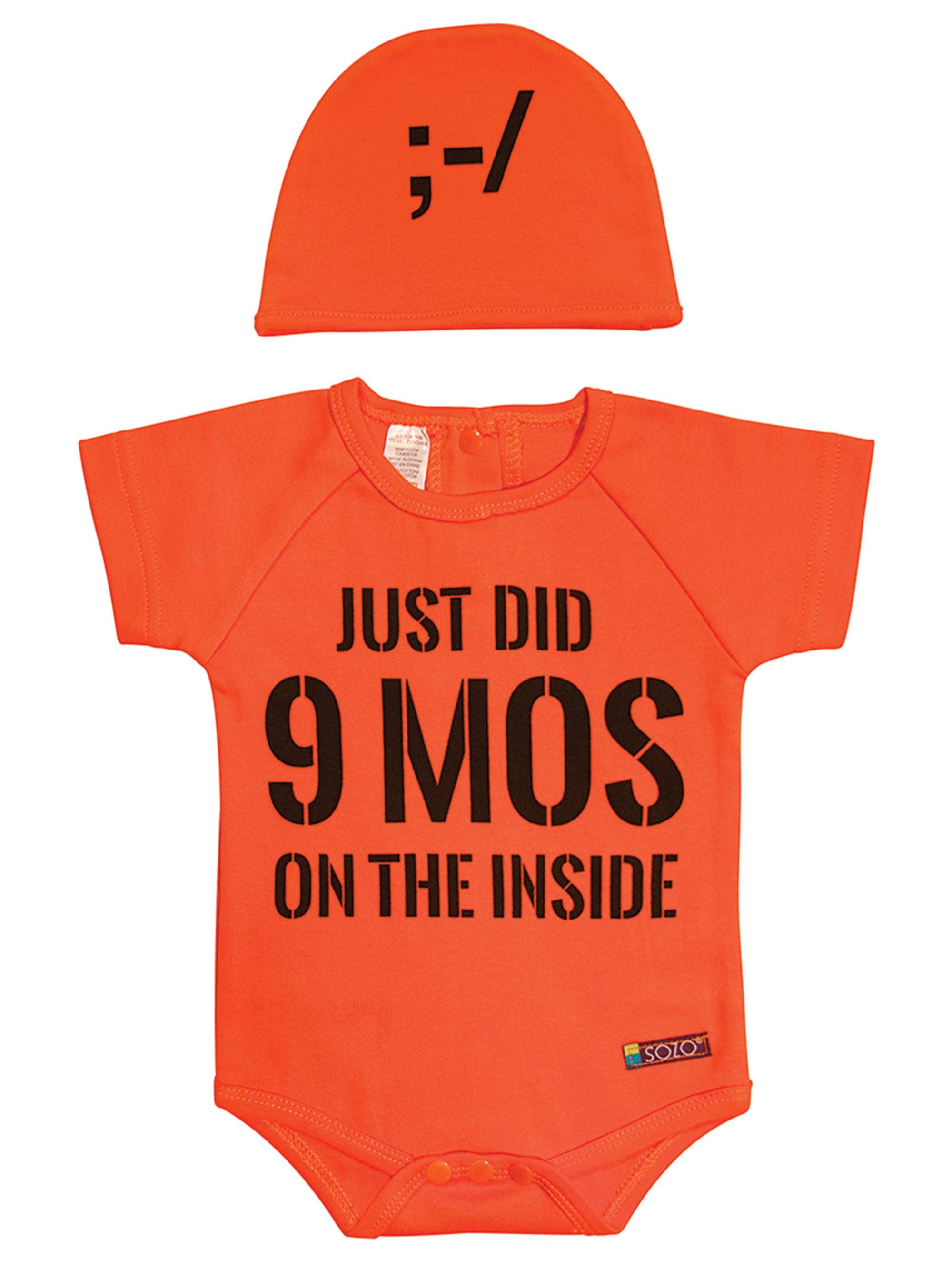 i just did 9 months on the inside baby onesie
