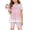 Hot Pink(Gradient), variant on Girls' Summer Outfits Size 7 Cute Preppy Two Piece Outfits Lounge Set Casual Floral Butterfly Print Short Sleeve Ruffle Hem T Shirts Top and Biker Shorts Watermelon Red 7-8 Years