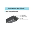 thumbnail image 3 of Mitsuboshi Fractional Horsepower 3L Type, 3/8 In. x 21 In. 3L210, 3 of 9