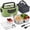 Light-Green, variant on Wadan Electric Lunch Box Food Heater for Adults, 1.5L Stainless Steel Portable Food Warmer, 60W, 12V/24V/110V/220V for Car, Truck, RV and Office
