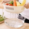 thumbnail image 2 of Multi Functional Vegetable Washing Basket with Strainer, Kitchen Sink Food Catcher, Fruit Rinser, Draining Bowl, Versatile for Produce, Utensils, 2 of 7