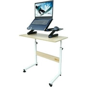 Adjustable Laptop Cooling Stand, Ergonomic Lap Desk Bed Couch Table, Laptop Stand Computer, Portable Laptop Workstation Notebook Stand Reading Holder, USB Fan, Mouse Pad, Riser Desk Table TV Bed Tray