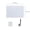 A, variant on Bwiyojiz Home Decoration Party Supplies Double-sided Small Whiteboard A4 Office Message Notepad Drawing Board Teaching Painting with Pen and Wipe 2ml, Gifts for Women, White