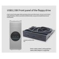 thumbnail image 3 of 3.5 Inch Desktop Floppy Bay Front Panel with 2 X USB 3.0 Type-A & 20Gbps Type-C Connector for PC Com, 3 of 5