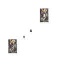 thumbnail image 4 of Yayeee Duplex Wall Plate 1-Gang 4.5"x2.7" Home Receptacle Light Switch Decorative Outlet Cover, Watercolor Space, 4 of 7
