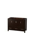 thumbnail image 2 of Wyndham Collection Sheffield 48" Metal Single Bathroom Vanity in Espresso/Chrome, 2 of 3