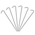 thumbnail image 1 of 6pcs/10pcs Titanium Tent Pegs Titanium Tent Nails Outdoor Camping Tent Stakes Bend Hook, 1 of 7