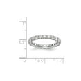 thumbnail image 2 of 2.00 Carat (Ctw Color H-I, SI2-I1) Ladies Diamond Eternity Wedding Band Ring in 14K White Gold, 2 of 7