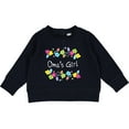 thumbnail image 2 of Inktastic Omas Girl Bright Flowers Baby Sweatshirt, 2 of 4