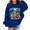 Blue, variant on Grblisyd Halloween Hoodies for Girls Long Sleeve Pullover Sweatshirts with Kangaroo Pocket Casual Loose Fall Winte Top