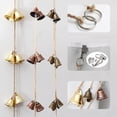 thumbnail image 2 of Christmas sale! Vintage Bell Hanging String of 9 Bells Christmas Jingle Bells Wall Hanging Handicrafts Bells Indian Style Bells Metal Vintage Hanging Bells for Home Office Wall Door Decorations, 2 of 6