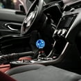 thumbnail image 4 of Blue JDM 58mm Round Ball Glitter Manual Gear Stick Shift Knob Lever Shifter New, 4 of 5
