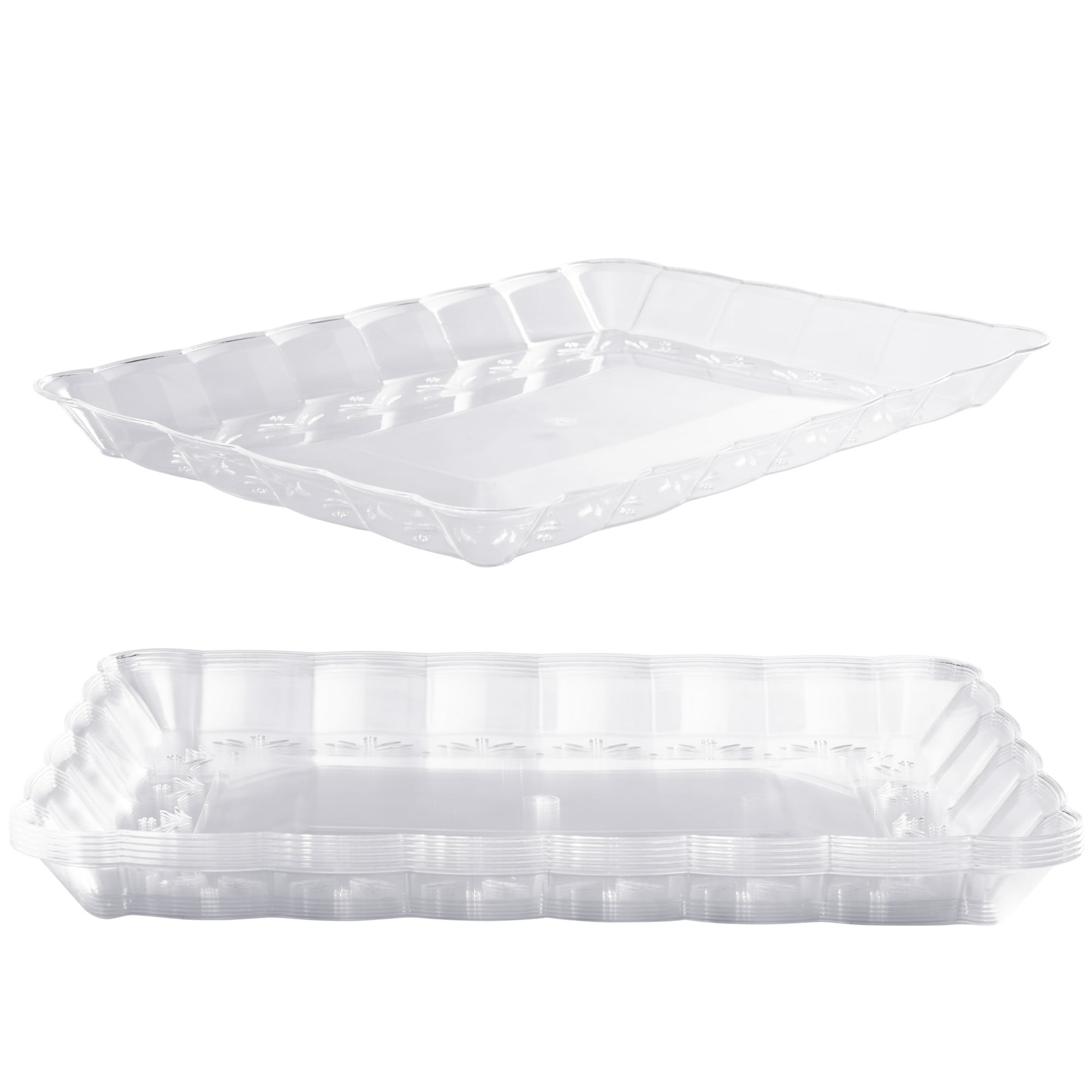 Disposable serving trays for parties hot sale