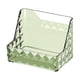 thumbnail image 3 of Organizador de almacenamiento de pared transparente con adhesivo Verde, 3 of 9