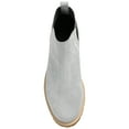 thumbnail image 4 of Journee Signature Womens Genuine Leather Bristol Round Toe Block Heel Chelsea Booties, 4 of 8