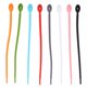 thumbnail image 1 of GOOHOCHY 10 bridas de silicona reutilizables para cables de datos, anillos de fijación autoblocantes y bucles (colores surtidos)., 1 of 7