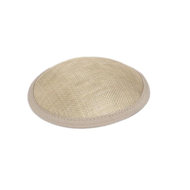 Sombrero Base de Sinamay Caqui claro Hugo