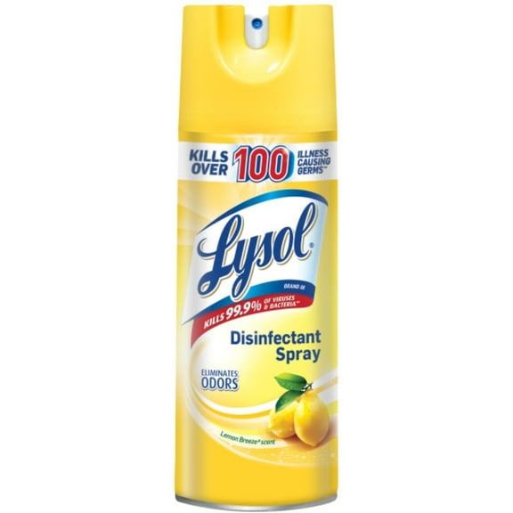 Lysol Disinfectant Spray, Lemon Breeze, 12.3 Ounce (Pack of 3)