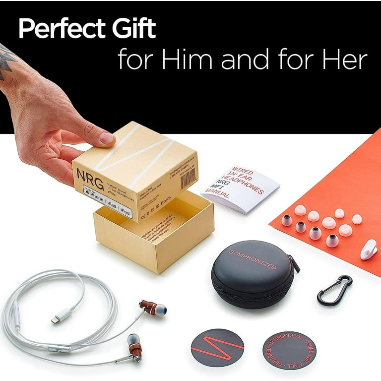 Symphonized Apple MFI Certified Earbuds, Wired Headphones with