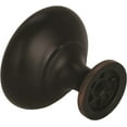 thumbnail image 4 of Amerock 5012616 1.25 in. Dia. x 1.12 in. Allison Round Cabinet Knob, Oil Rubbed Bronze - Pack of 2, 4 of 8