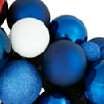 thumbnail image 5 of Northlight 3-Finish Patriotic Ornament Wreath - 22" - Red, White and Blue, 5 of 7