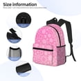 thumbnail image 4 of Goofa Breast Cancer Pink Ribbons Awareness Print Casual Backpack for Women Men,Waterproof High School Bookbag,Lightweight Travel Daypack,Classic College Backpack,Laptob Backpack, 4 of 6