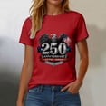 thumbnail image 6 of Independence Day Clothing 4th of July Independence Day USA Flag Short Sleeve Graphic T-Shirts Gym Workout Tshirt Red,XL, 6 of 6