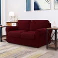 thumbnail image 2 of CHUN YI Stretch Checks Spandex Sofa Cover Separate Backrests Cushions Cover Slipcover, 2 of 5