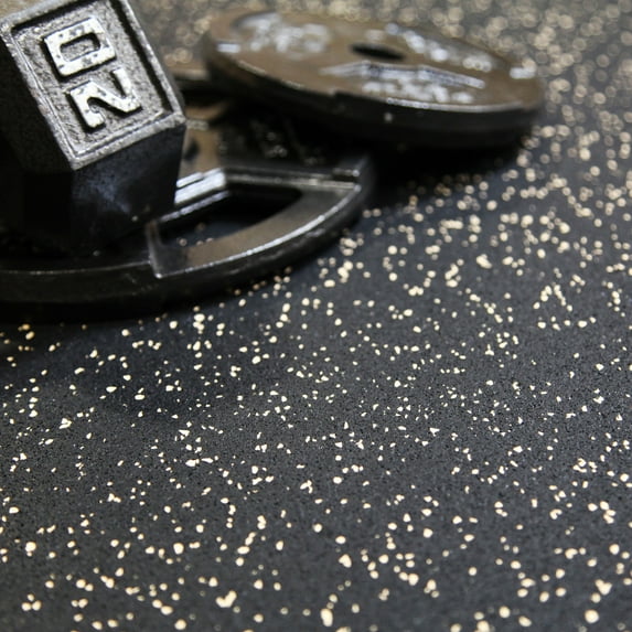 FlooringInc 1/4" Thick Tough Gym Floor & Equipment Mats, 3'x4', Blue