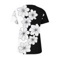 thumbnail image 3 of Gibobby Playera Manga Corta para Mujer Camisas verano para mujer, camisetas manga corta con cuello en V estampado 2023, camisetas con estampado floral, tú(Blanco,XL), 3 of 5