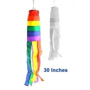 Pride Shack - 30 Inch - Rainbow Windsock Gay Pride Flag - Outdoor Pride Flag LG