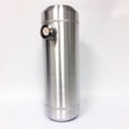 thumbnail image 3 of JSD 5 Gallons Aluminum End Fill Spun Fuel Gas Tank Cell + Bracket Overall 8” x 24“ Round Fuel tank 1/4" NPT, 3 of 16