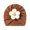 Coffee, variant on Baby Knit Hat With Cute Five Petal Design For Infants And Toddlers 0 3 Years Toddler Hat,Beige
