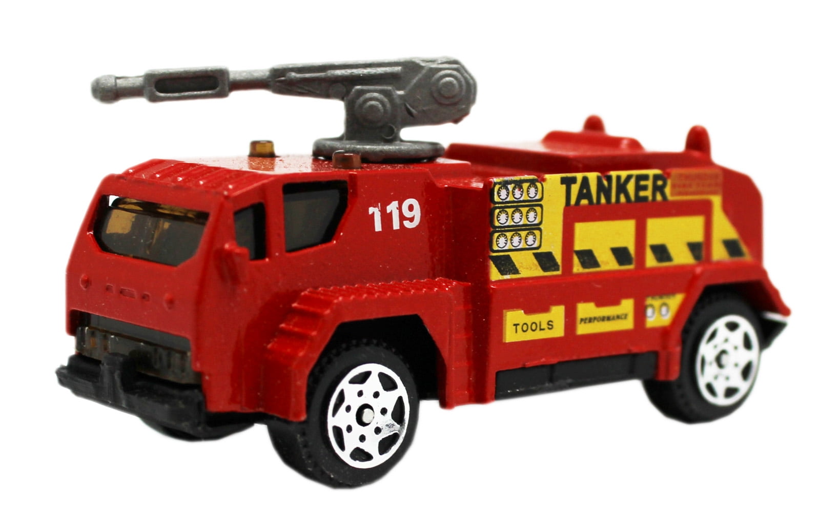 yellow fire truck toy