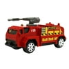 Die-Cast Red and Yellow Fire Tanker Model Vehicle Toy