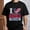 Black-1, variant on Men's T-Shirt USA Flag Patriotic Graphic Tee