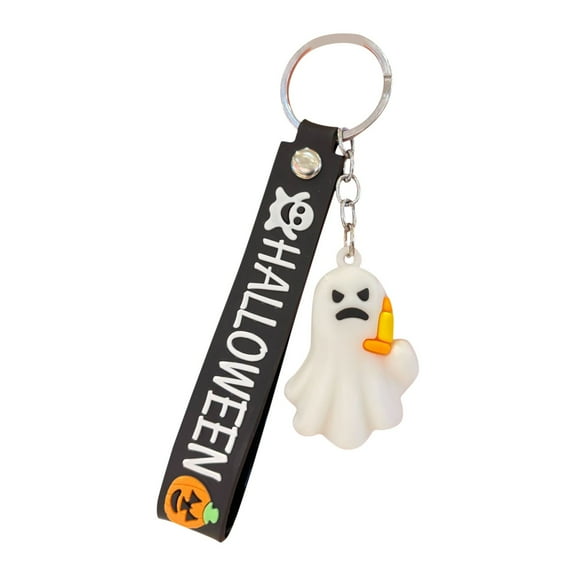 GiLiling Halloween-Themed Keychain Pendant | Machine Crafted Bag Charm and Car Hanging Decor for Spooky Season Accessory Customization and Festive Personalization