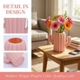 thumbnail image 2 of Unique Bargains Acrylic Rectangle Low Centerpiece for Table Pink 5.3"L x 3.0"W x 4.5"H, 2 of 6
