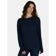 thumbnail image 5 of Time and Tru Women's Thermal Top with Long-Sleeves, 2-Pack, Sizes XS-XXXL, 5 of 5