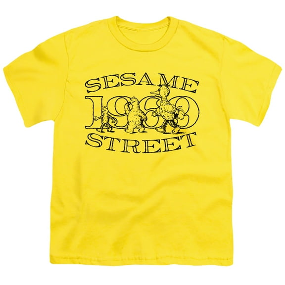 Sesame Street Friend StrolLong S/S Youth 18/1 T-Shirt Yellow