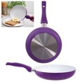 thumbnail image 1 of 1 Pack 8" Purple Ceramic Coated Aluminum Non Stick Fry Pan Eco Healthy Cookware, 1 of 2