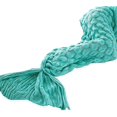 thumbnail image 1 of Manta de sirena, saco de dormir con cola de pez, manta de sofá con patrón de básculas de pescado, regalos para niñas, todas las estaciones, 200x90 cm (verde) Feliz Sencillez, 1 of 5