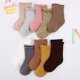 thumbnail image 3 of Calcetines acanalados de Color sólido para bebé, medias cálidas de otoño e invierno, accesorios de ropa para niños de 0 a 12 años, 5 pares/lote, 3 of 4