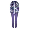 thumbnail image 5 of ZACPNCV Two Piece Outfits For Women Jogging Suits Casual Sweatsuits Jogger Tracksuits Long Sleeve Zipper Matching Sets Multicolor, 5 of 5