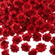 thumbnail image 1 of Rosas artificiales Syhood, 100 unidades, capullos de rosa de seda roja de 4,5 cm, 1 of 6