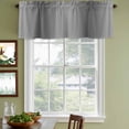 thumbnail image 3 of Gray Ombre Curtain Valances for Windows, Kitchen Valance Window Treatments Panel 2 Pack, Modern Abstract Art Farmhouse Gradient Rod Pocket Short Curtains for Bathroom Bedroom 42 x 18 Inch, 3 of 8