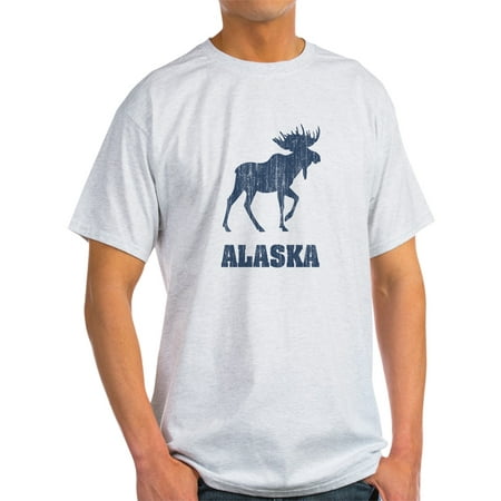Today Ash Grey T-shirt - CafePress - Retro Alaska Moose Ash Grey T-Shirt - Light T-Shirt - CP